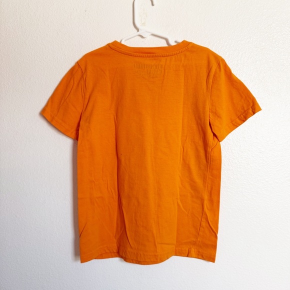 WEATHERPROOF VINTAGE Kids Orange Never Stop Exploring Graphic T-Shirt, Small - Picture 2 of 3